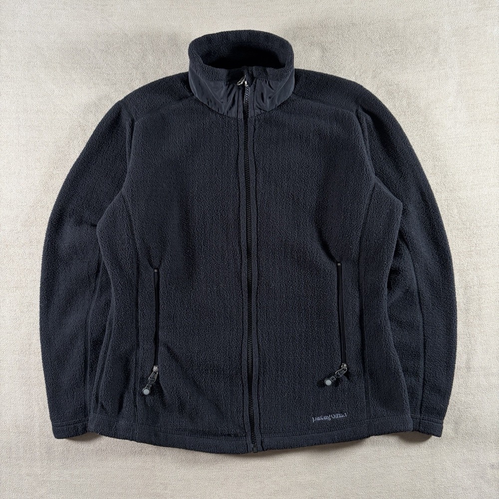 Patagonia‎ Jacket Women's XS Black Full Zip Fleece Radiant Polartec Outdoor Y2K